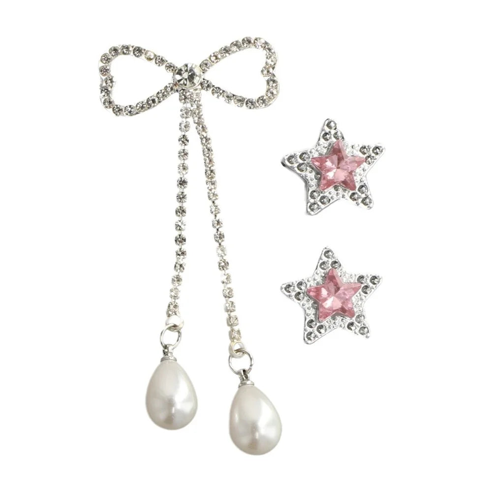 DIY Phone Case Accessory Kit Tassel Star Charm Set with 1 Tassel 2 Stars - 1