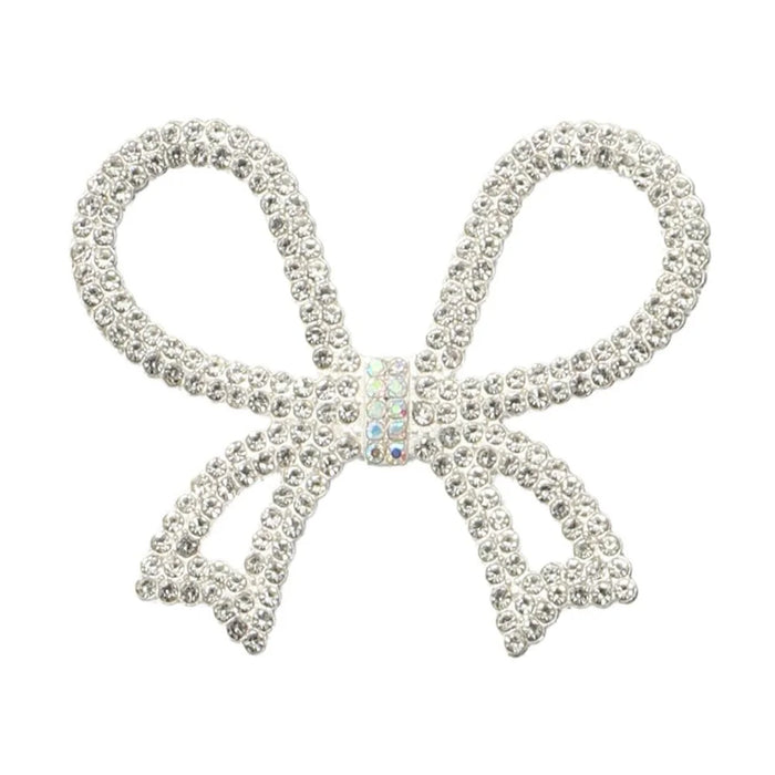 DIY Phone Case Accessory Large Butterfly Bow Charm Metal Rhinestone Decoration - 1