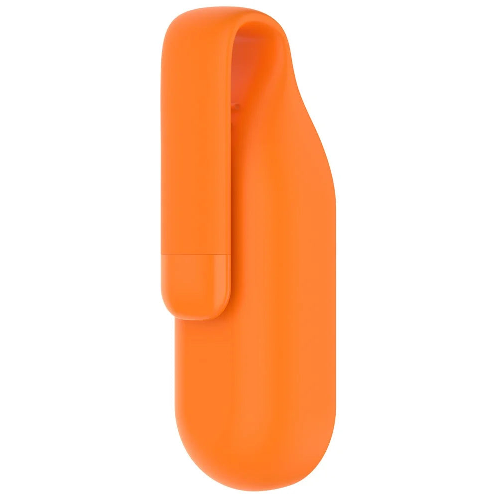 For Xiaomi Smart Band 10  /  9  /  8 Clip-On Holder Silicone Wristband Replacement - Orange - 5