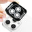 For iPhone 14 Pro / 14 Pro Max Camera Lens Protector Glitter Decor Metal Frame Lens Film with Installation Tool - 5