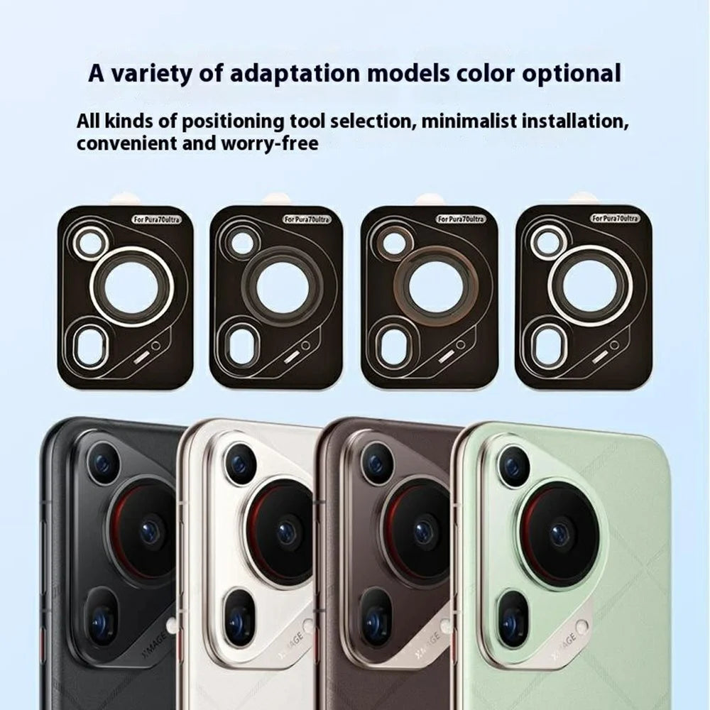 For Huawei Pura 70 Ultra Camera Lens Protector Tempered Glass Lens Film with Quick Installation Tool - 3