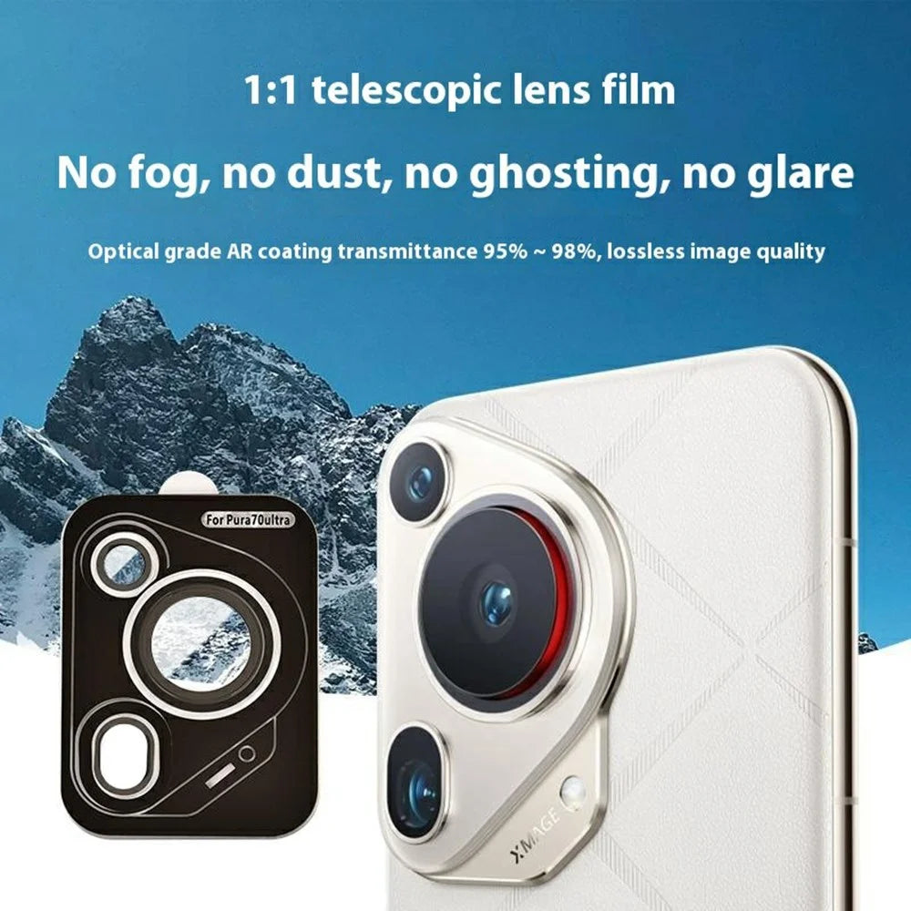 For Huawei Pura 70 Ultra Camera Lens Protector Tempered Glass Lens Film with Quick Installation Tool - 4