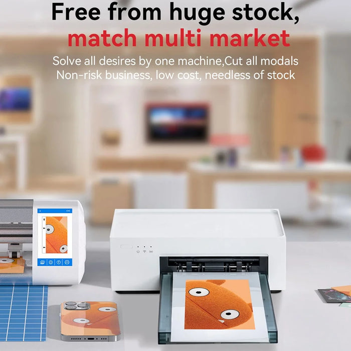DIY Photo Printer Sublimation Machine for Phone Back Film Customization 300DPI - EU Plug - 4