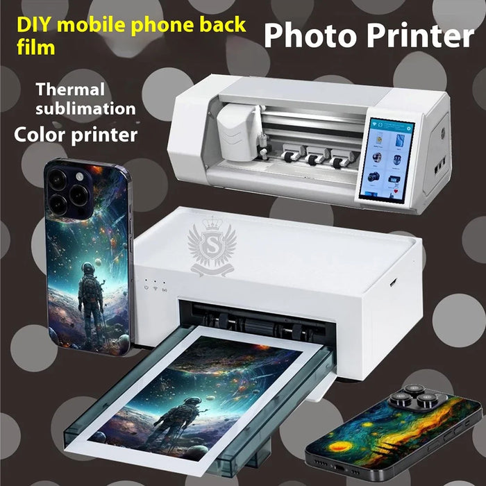 Photo Printer Consumables Set with 36 Sheets Photo Paper / Matte Film / Scraper / Base Plate - 2