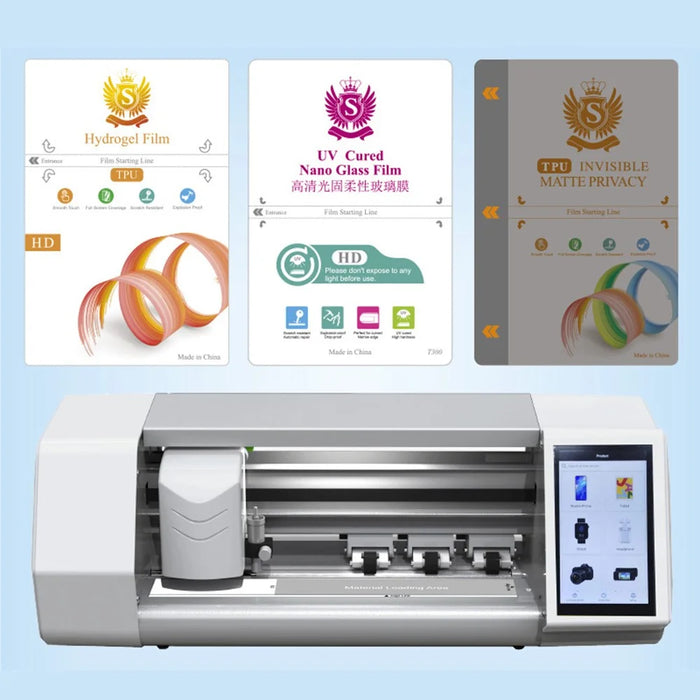 CUT-8P Cutting Machine for Tablets Up To 12.9 inch Touchscreen / Bluetooth-Compatible Smart Customized Cutter Plotter - UK Plug - 2