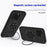X-LEVEL Magnetic Phone Holder Stand Rotatable Suction Cup Mount for Multiple Devices Desktop / Car Use - Black - 3
