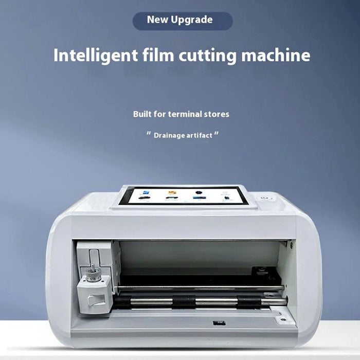 X180T Mini Automatic Film Cutting Machine 180mm Max Cutting Width Screen Protector Cutter - EU Plug - 3