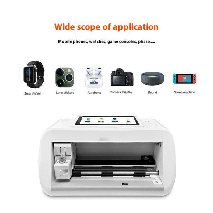 X180T Mini Automatic Film Cutting Machine 180mm Max Cutting Width Screen Protector Cutter - EU Plug - 6