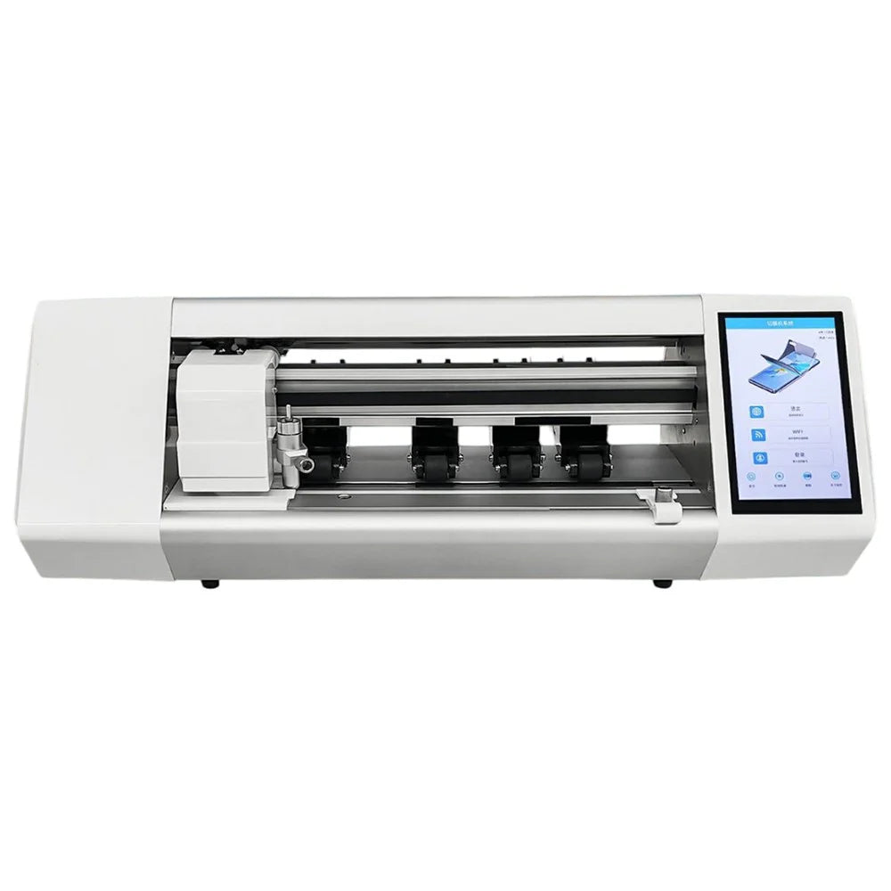 F5-290PRO 21 Inch Automatic Film Feeding Cutting Machine BT WiFi Dual System for Mobile Phones - EU Plug - 1
