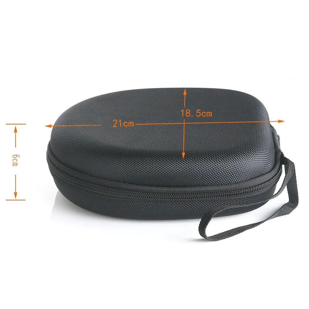 Headphones Case for Sony / Audio-Technica Universal BT Headset Portable EVA Storage Bag - Black - 5