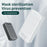 JJT-891 Multipurpose UV Phone Sanitizer Ultraviolet Light Disinfection Box with Dual Output, Upgraded Version - White - 5