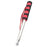 200cm 9 Sections Extendable Guide Flag Pole Stainless Steel Telescopic Flagpole Handheld Teaching Stick - Red - 1