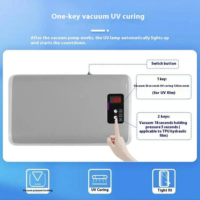 UV Vacuum Laminator Machine for UV Light Curing Film Vacuum Laminating - EU Plug - 6