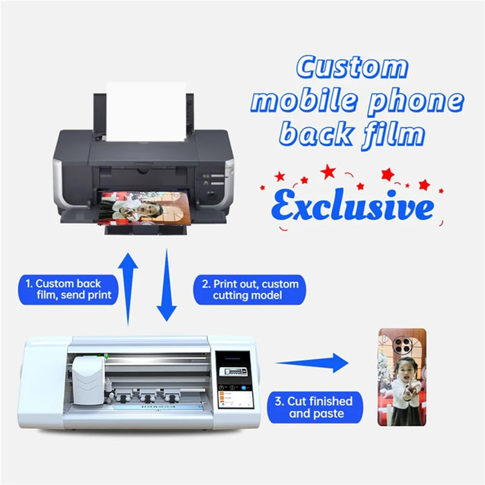 MX5T Film Cutting Machine 16 Inch 290mm Cutting Width Automatic Soft Film Cutter For Screen Protectors - 7