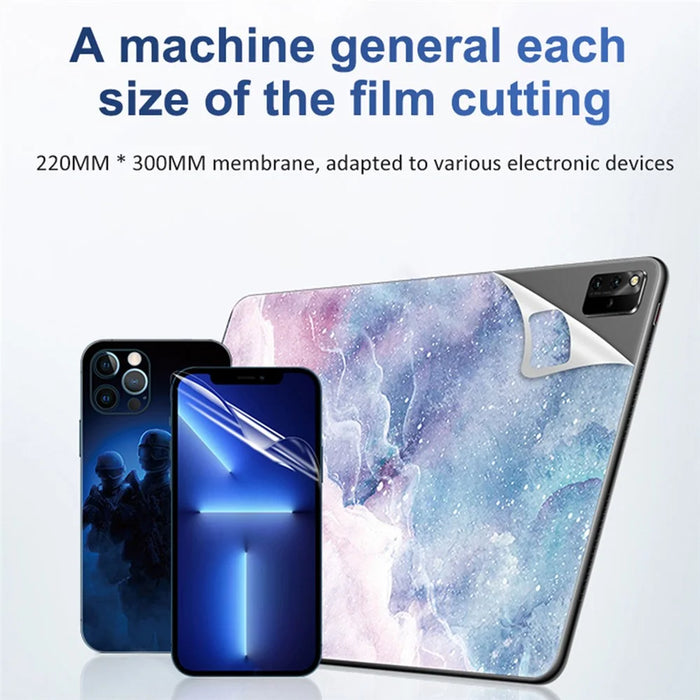 Fully Automatic Touch Screen Film Cutting Machine Bluetooth-Compatible  /  WiFi Connection For Soft Films - 3