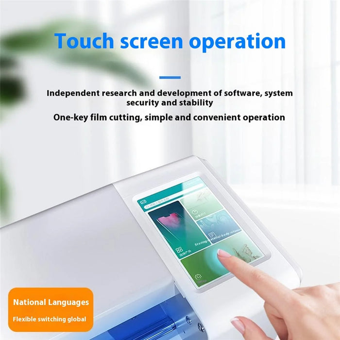 Fully Automatic Touch Screen Film Cutting Machine Bluetooth-Compatible  /  WiFi Connection For Soft Films - 5