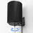 2Pcs for Sonos Era 100 Metal Wall Mount Bracket Space Saving Speaker Holder - Black - 5
