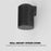 2Pcs for Sonos Era 100 Metal Wall Mount Bracket Space Saving Speaker Holder - Black - 6