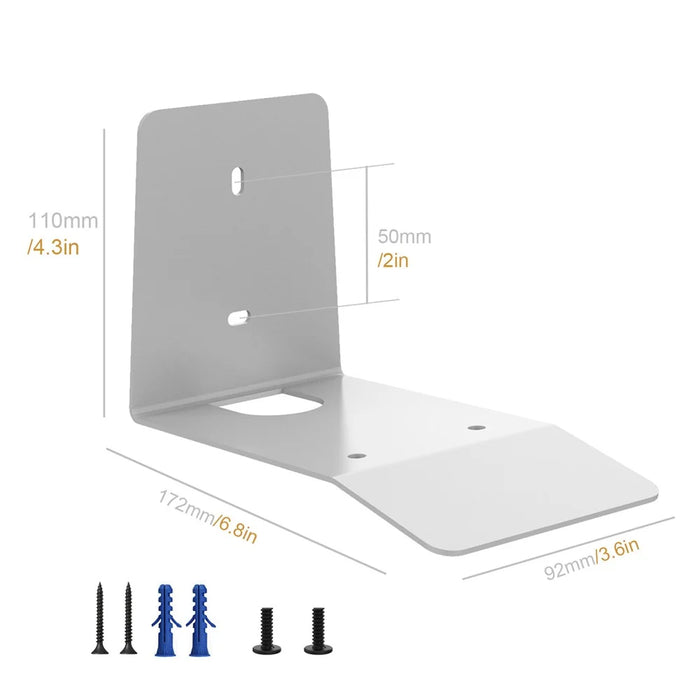 MONZLTECK For Sonos Era 300 Speaker Wall Mount Bracket Space Saving Metal Support Stand - Black - 5