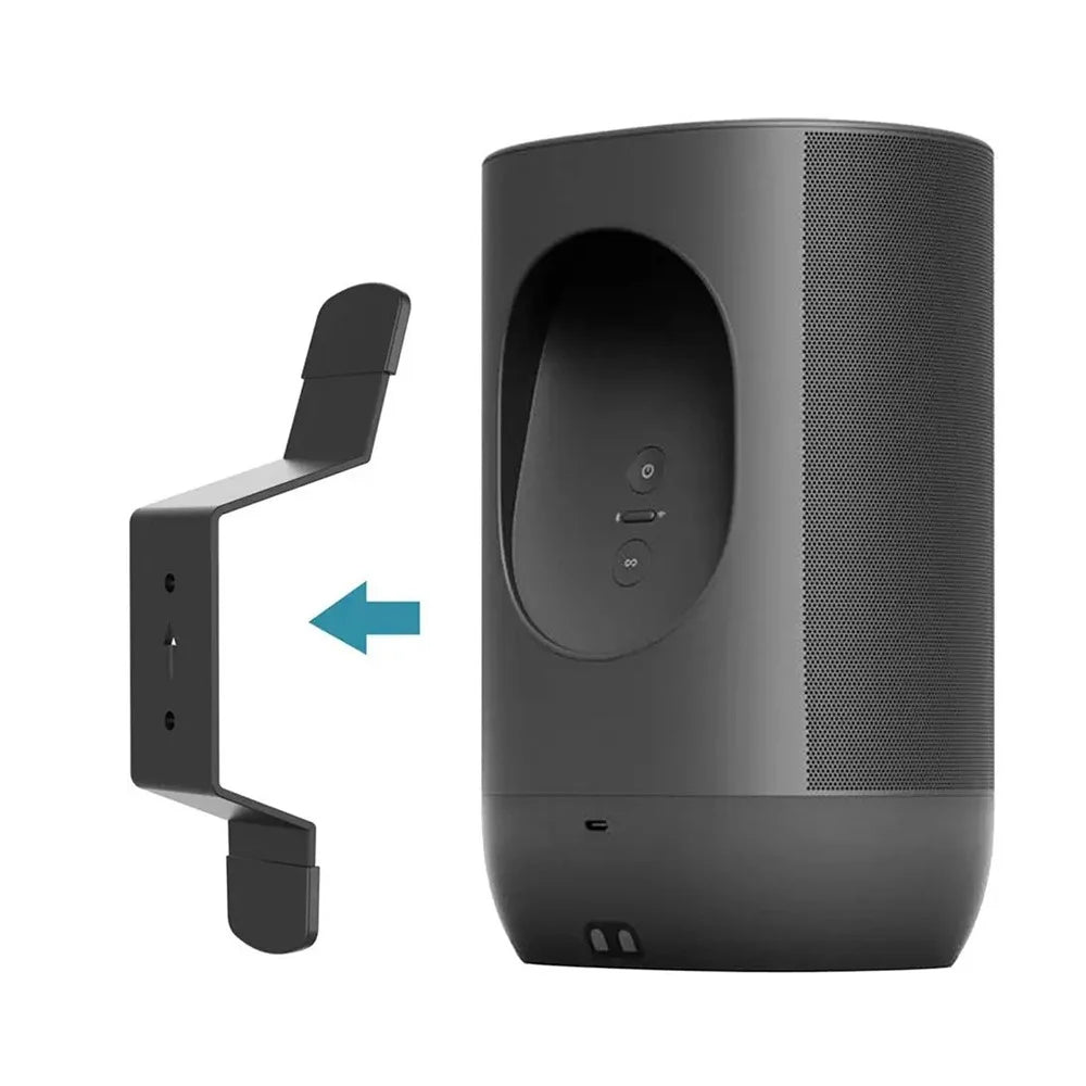 For Sonos Move 2 / Move Wall Mount Metal Bracket Space Saving Speaker Holder - 3