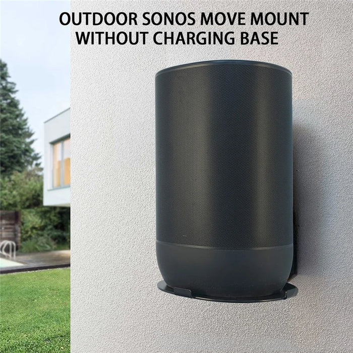 For Sonos Move 2 / Move Wall Mount Metal Bracket Space Saving Speaker Holder Stand - 3