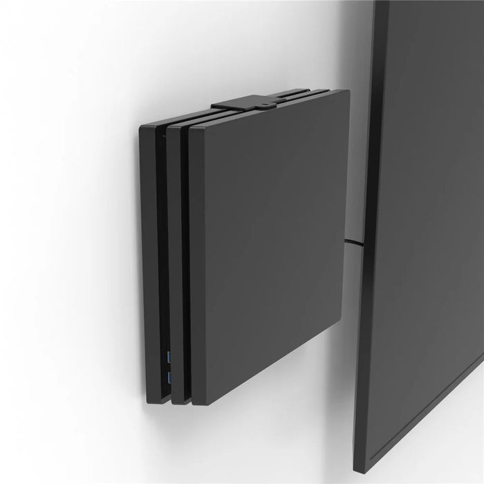 For Sony PS4 Slim Wall Mount Metal Bracket Space Saving Gaming Console Holder - 3