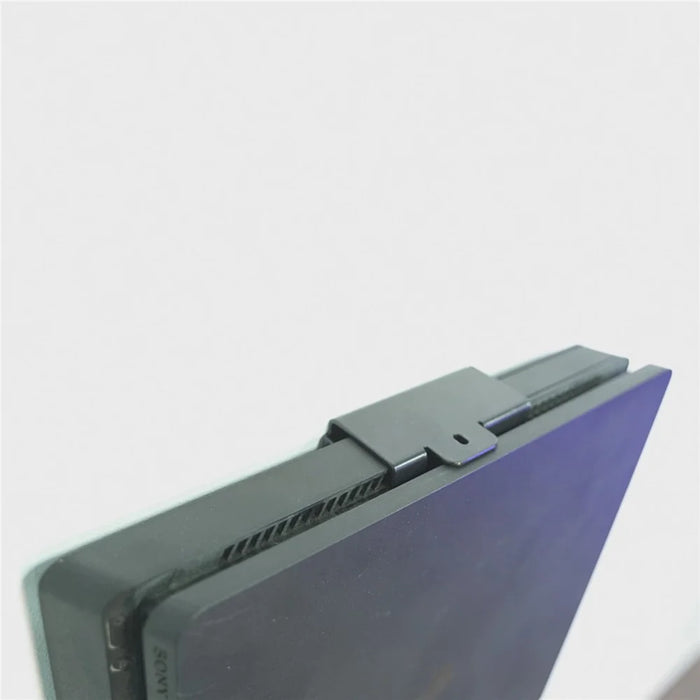 For Sony PS4 Slim Wall Mount Metal Bracket Space Saving Gaming Console Holder - 6