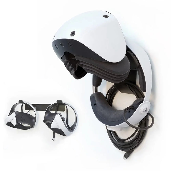 MONZLTECK For Sony PlayStation VR2 / VR Headset + Hand Controller Wall Mount Bracket Metal Stand - 2