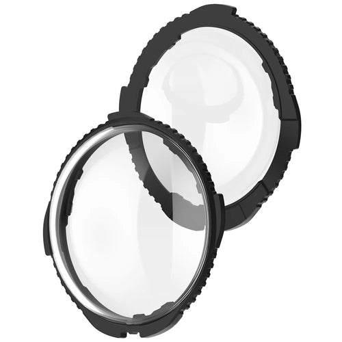 2Pcs for Insta360 X5 Lens Protector Tempered Glass Camera Lens Film - Black - 1