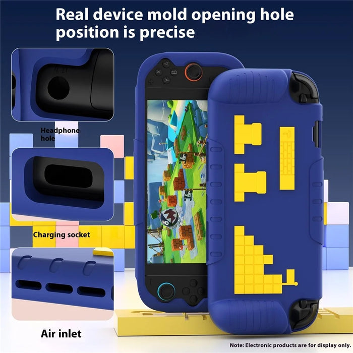 Protective Case for Nintendo Switch 2 Game Console Liquid Silicone Cover Soft Shell - Blue - 5