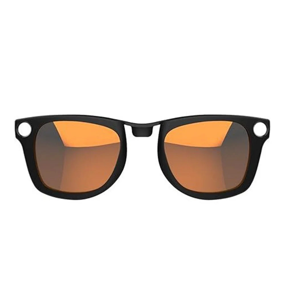 1 Pair Polarized Lenses Replacement For Ray-Ban Meta Wayfarer RW4008 Smart Eyewear Attachment - Gradient Brown - 1