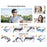 1 Pair Polarized Lenses Replacement For Ray-Ban Meta Wayfarer RW4008 Smart Eyewear Attachment - Gradient Brown - 2
