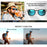 1 Pair Polarized Lenses Replacement For Ray-Ban Meta Wayfarer RW4008 Smart Eyewear Attachment - Gradient Brown - 3