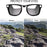 1 Pair Polarized Lenses Replacement For Ray-Ban Meta Wayfarer RW4008 Smart Eyewear Attachment - Gradient Brown - 4