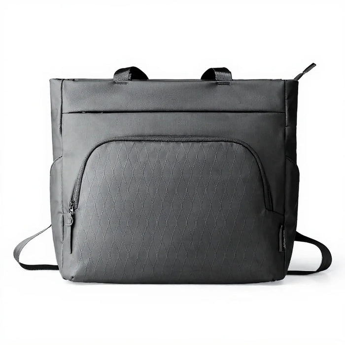 MARK RYDEN MR236 14 inch Laptop Tote Bag Oxford Fabric Men Commuter Handbag - Elegant black - 1