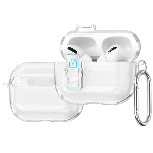 For AirPods Pro 3 Case TPU PC Clear Slim Anti Scratch Protective Cover - Clear - 1
