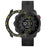 SIKAI For Garmin Forerunner 245/245 Music Watch Case Soft TPU Anti-Scratch Protective Cover Shell - Black + Yellow - 1