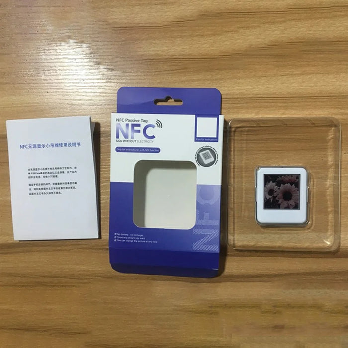 1.53 Inch NFC Powered Smart E-Paper Display 200x200 Resolution Red Black White For All NFC Phones - 7