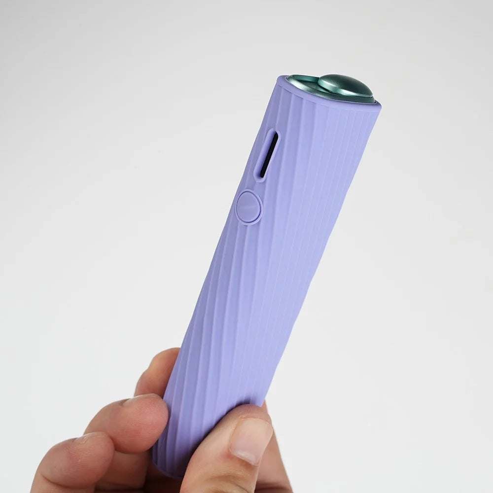 For IQOS Iluma i One Silicone Case Twill Textured Protective Cover - Mint Green - 2