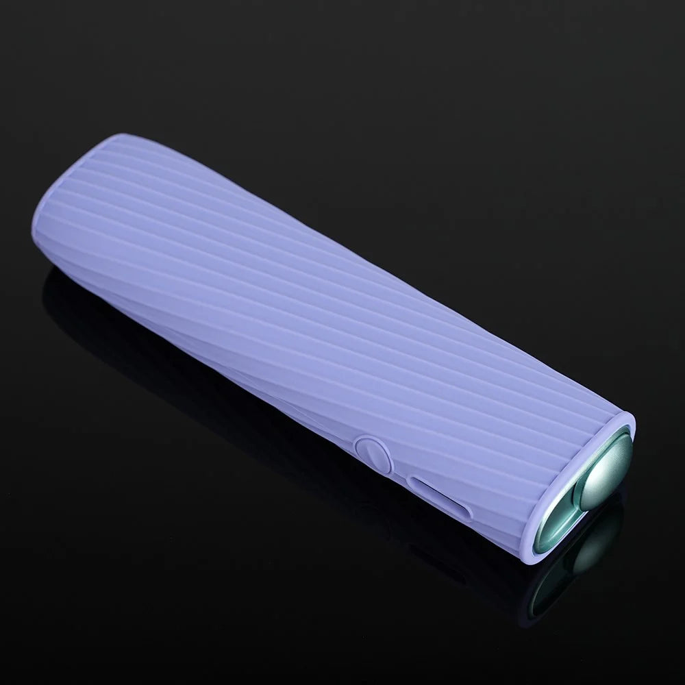 For IQOS Iluma i One Silicone Case Twill Textured Protective Cover - Mint Green - 3