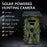 PR903W Solar Trail Camera, 8K 60MP WiFi APP Hunting Camera IR Night Vision Trail Cam IP66 Waterproof for Wildlife Monitoring - Green - 3