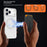 Bulk Purchasing Magnetic Card Holder Aluminum Alloy Vertical Kickstand PC Phone Back Card Case - Orange - 2
