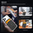 Bulk Purchasing Magnetic Card Holder Aluminum Alloy Vertical Kickstand PC Phone Back Card Case - Orange - 5