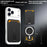 Bulk Purchasing Magnetic Card Holder Aluminum Alloy Vertical Kickstand PC Phone Back Card Case - Orange - 7