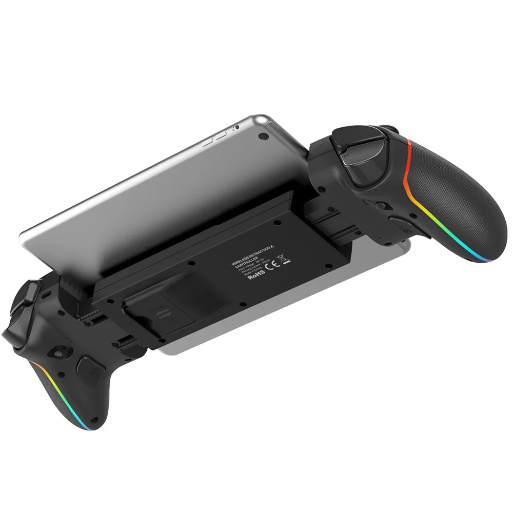 IPEGA PG-9122 RGB Lighting Expandable Gamepad Hall Joystick Trigger Game Controller for Phone/Tablet - Black - 2
