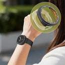 For Samsung Galaxy Watch8 40mm Scale Design Metal Watch Case Anti Scratch Protective Cover - Black - 5