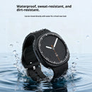 For Samsung Galaxy Watch8 44mm Scale Design Metal Watch Case Anti Scratch Protective Cover - Black - 3