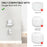 AHASTYLE For Google Nest WiFi Pro Wall Mount Bracket Network Router Hard PC Holder - 2