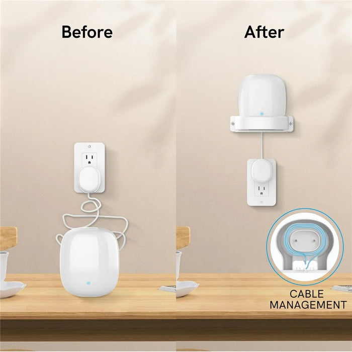 AHASTYLE For Google Nest WiFi Pro Wall Mount Bracket Network Router Hard PC Holder - 4