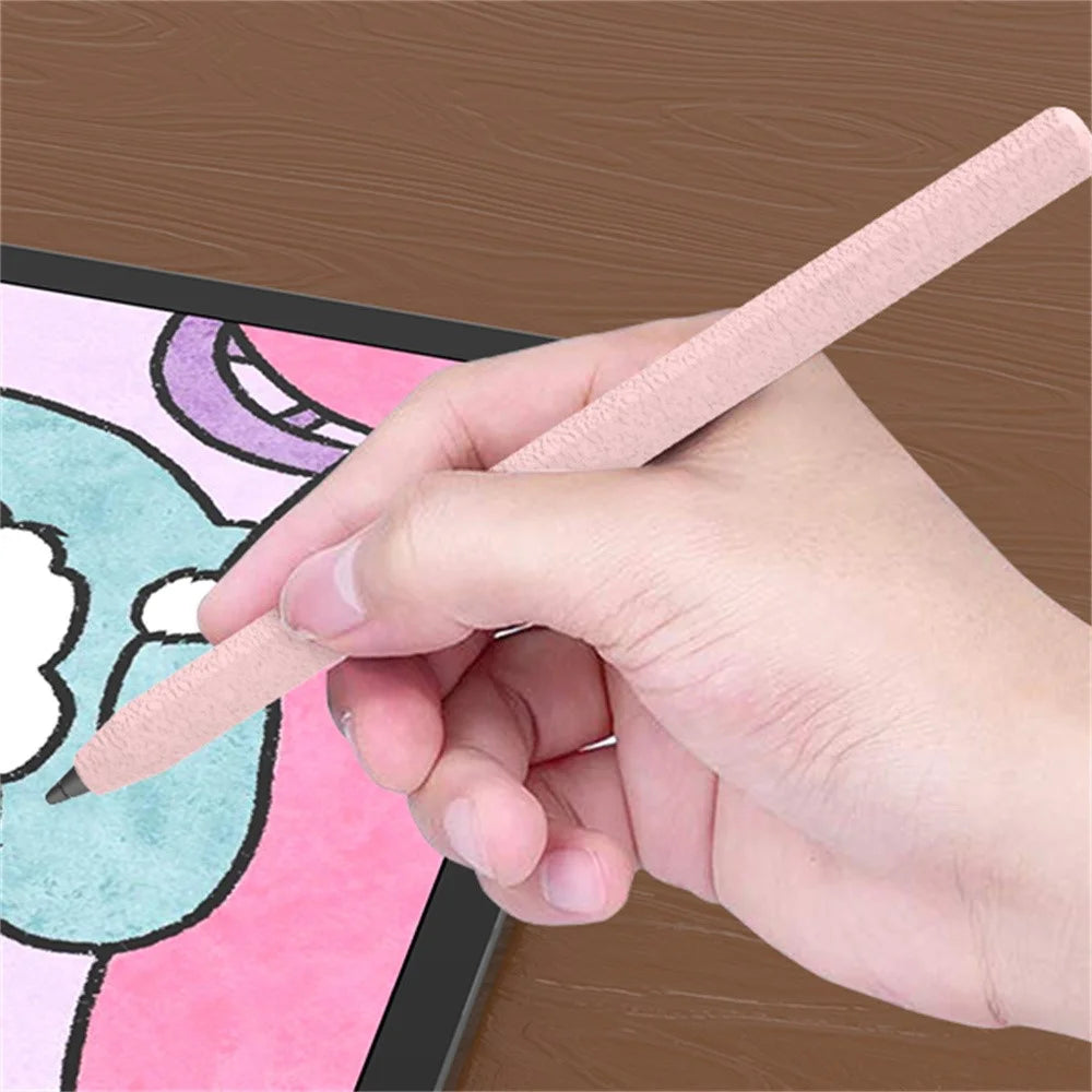 LOVE MEI For Samsung Galaxy Tab S11 S Pen Silicone Case Leather Pattern Texture Stylus Sleeve - Black - 4